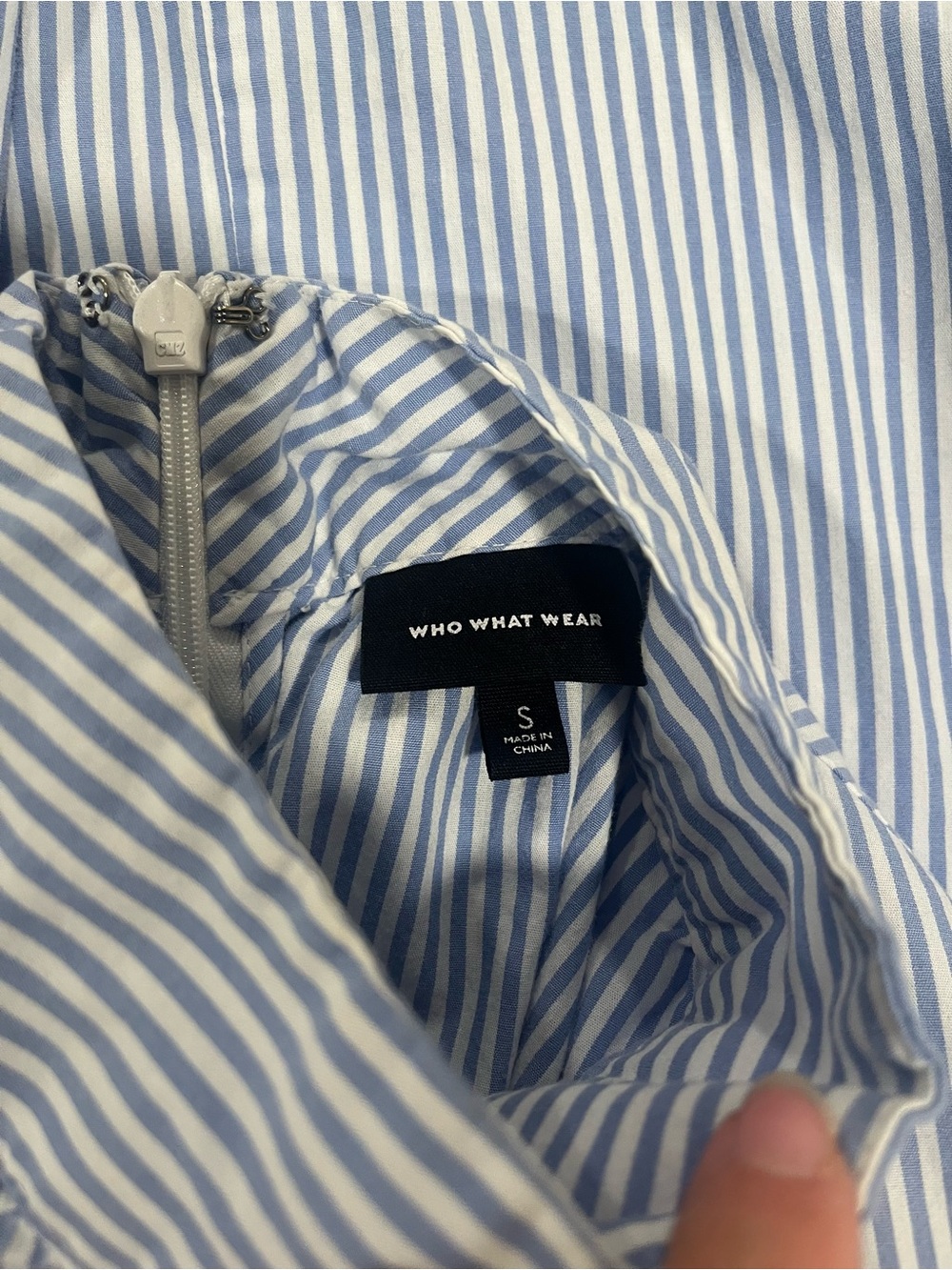 Who What Wear Striped Tiered Maxi Dress - Size Small - Picture 5 of 8